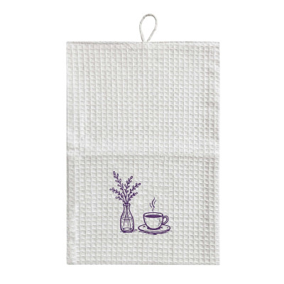 Dwuwarstwowy ręcznik kuchenny Lawenda 22x32 cm TM Jarosław